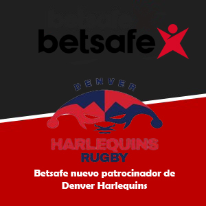 Betsafe patrocinará al equipo de rugby Denver Harlequins